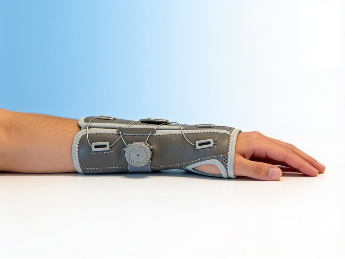 It holds your wrist straight, all night